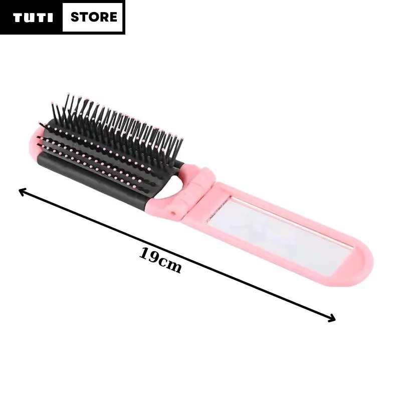 Lược chải tóc hình loopy, gương phía sau 2