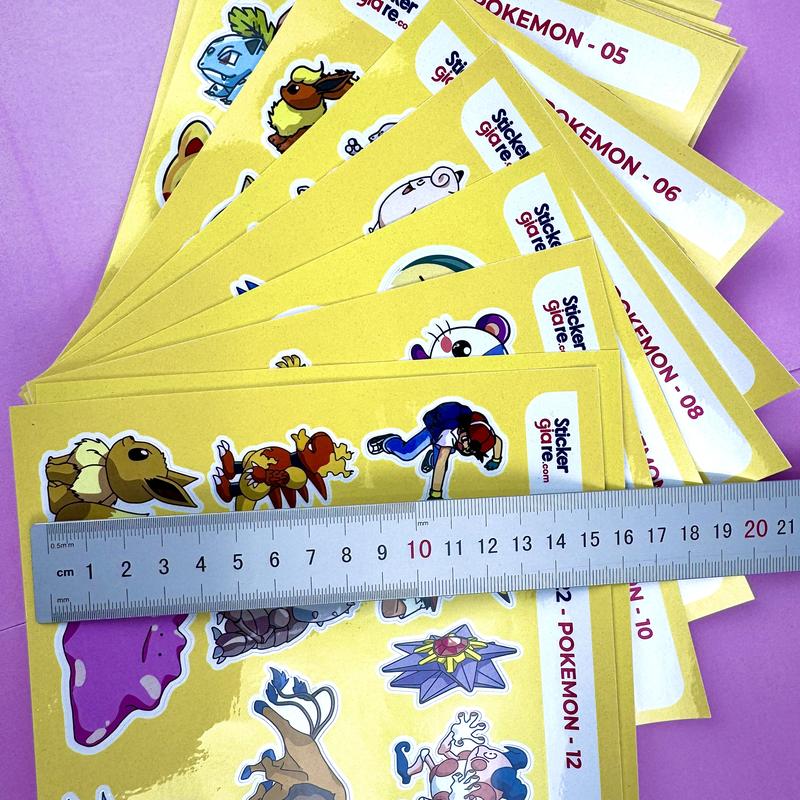 Nhãn dán sticker - Tp 22 - POKEMON - nhãn dán sticker chủ đề hoat hình POKEMON 5