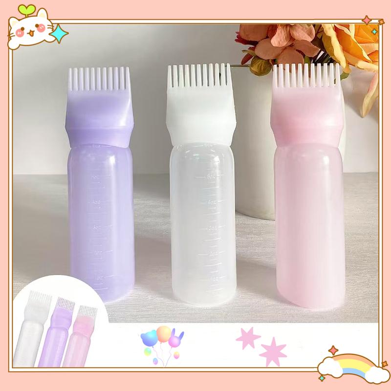 Botol Aplikator Minyak Rambut, 120ml, 1Pc, Botol Syampu Dandanan Rambut ...