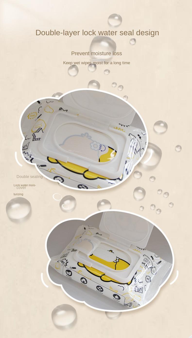 Product Introduction of Full of Vitality Small Yellow Duck Wipe Pet Special Wet Towel Cat Dog Eyes Cleaning Wipes Dogs and Cats Supplies 1