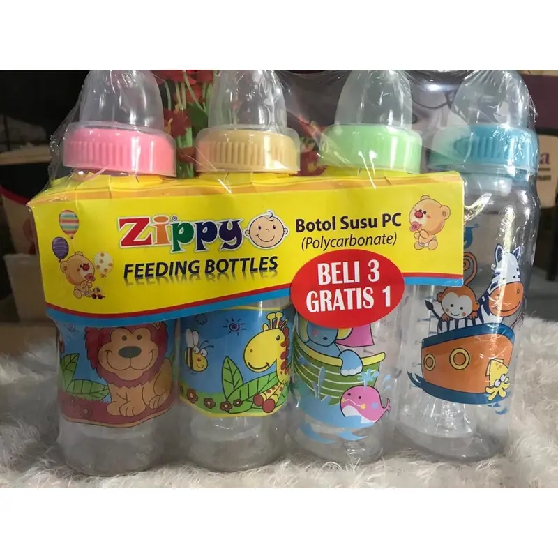 Zippy botol susu bayi Ok 024 beli 3 gratis 1 Balita Cewek Cowok 0