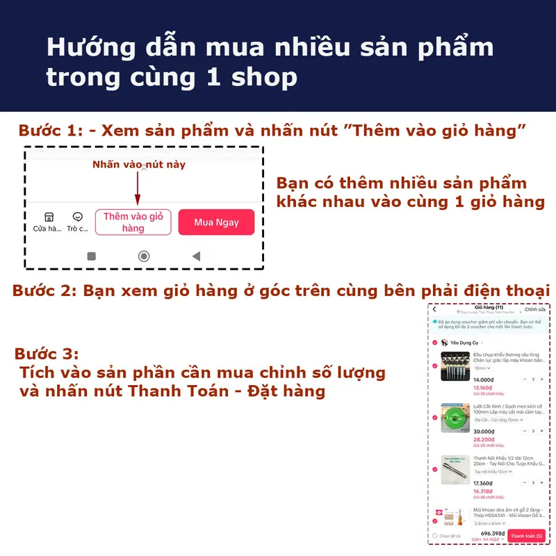 Bộ Lục Giác Hoa Thị lắp nhanh máy Khoan Bắn vít bằng Thép Hợp Kim NunChaku D2 6 cạnh mini 6