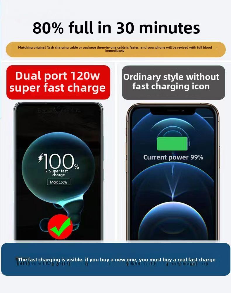 Product Introduction of Car Charger Super Fast Charge Cigarette Lighter Digital Display Flash Charger for Android Apple Car Conversion Car Charger Plug 2