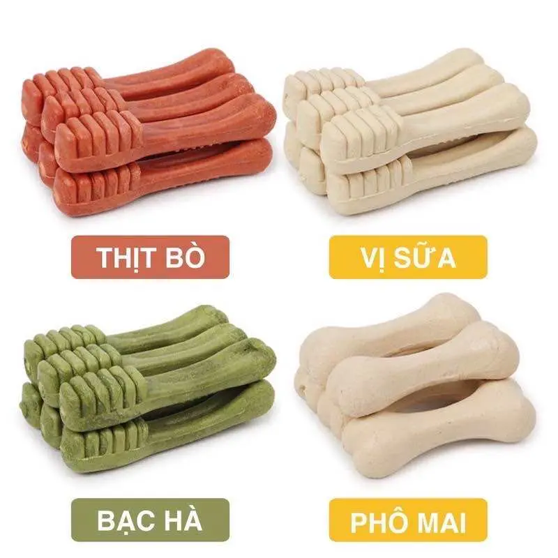 COMBO 5 & 10 GÓI XƯƠNG GẶM ORGO CHO CHÓ 5