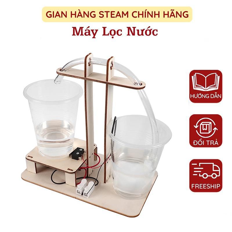 Máy Lọc Nước Rót Nước Tự Động Mô Hình Khoa Học Stem Giúp Học Sinh Thí Nghiệm Vật Lý Toy Đồ Chơi
