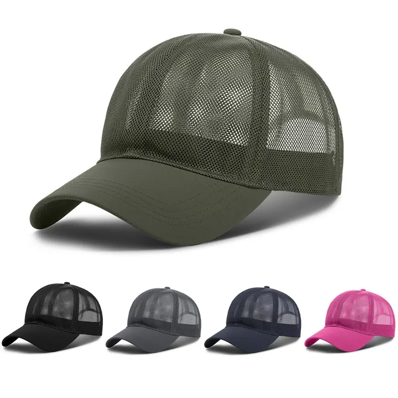 Mũ Bóng Chày Lưới Toàn Bộ Cho Nam Và Nữ, Mũ Thể Thao Chống Nắng Làm Mát Nhanh Khô, Snapback, Unisex 4