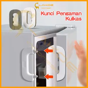 LAKOE Kunci Pengaman Kulkas Baby Safety Lock Pengunci Pintu Laci