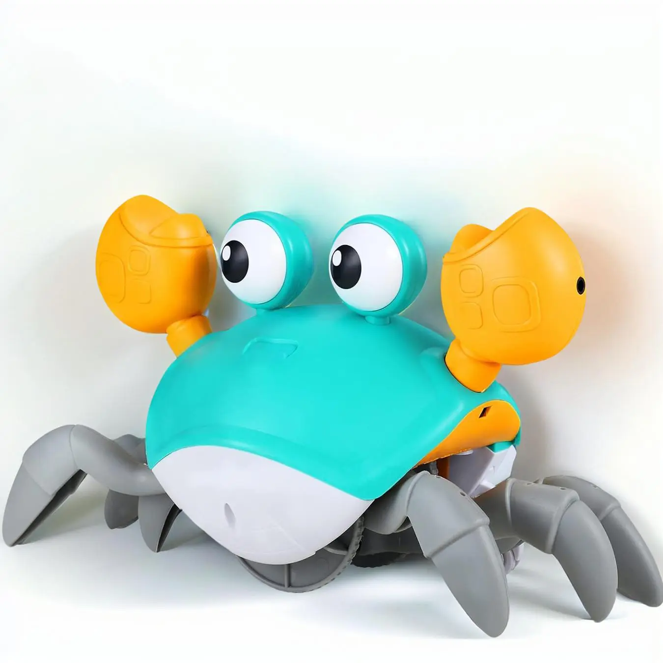 Electric Crawling Crab Design Toy, Automatic Avoidance Walking Sensory Toy with Music, Interactive Musical Toy, Summer Gift, Fidget Toys, Christmas, Birthday Gifts, Christmas Gift