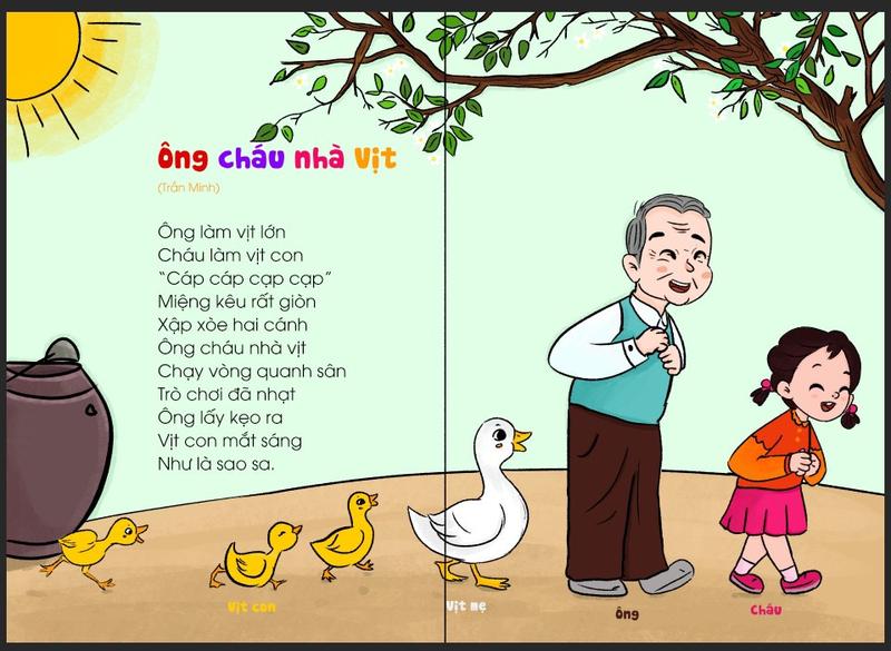 Product Introduction of Sách Thơ cho bé học nói BÌA CỨNG - giúp bé phát triển ngôn ngữ và giao tiếp IQ, EQ 11