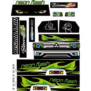 Stiker Chromo L300 Miniatur Motif Keren A4