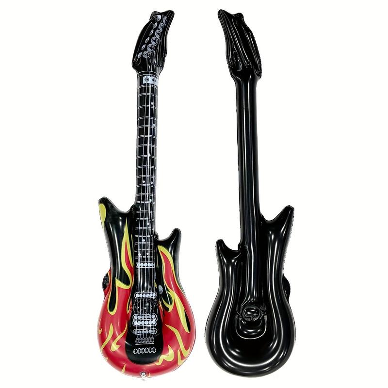Gitar Api, 1pc, 35.43 inci, Mainan Gaya Bintang Batu Kembung - TikTok ...