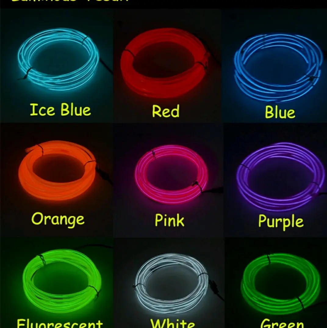 kabel el wire neon flexible / kabel led permeter