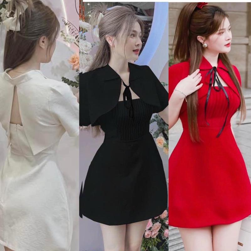 Thời Trang Bigsize - Set Váy Đầm Bigsize Thiết Kế Dự Tiệc Nữ Cao Cấp Xinh Đẹp Sang Trọng Dễ Thương Giá Rẻ 40-95kg Én Nhỏ Có Bigsize Cotton Màu Đen Set Áo Và Chân Váy đồ tết 2024 cho nữ