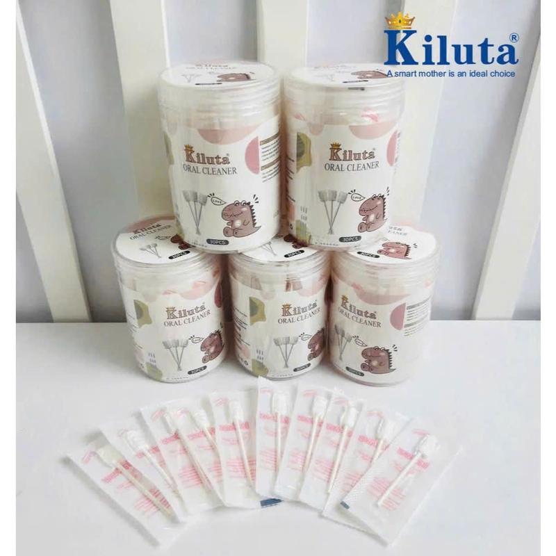 Que Rơ luoi Kiluta - Gạc Que Tưa luoi hộp 30 que an toàn Cho Bé 2