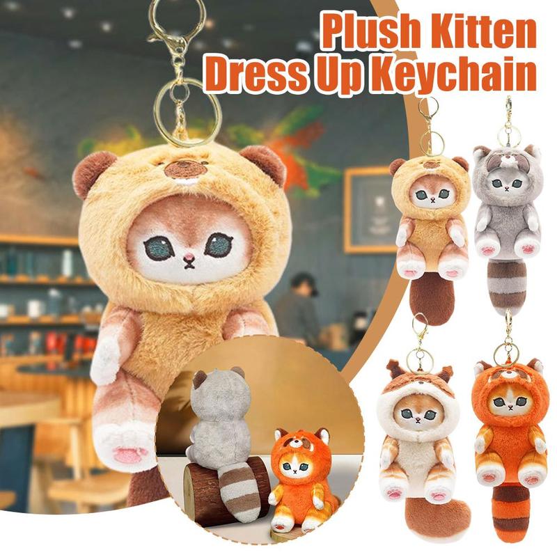 Shark Cat Cross Dressing Raccoon Squirrel Plush Toys Cartoon - TikTok ...