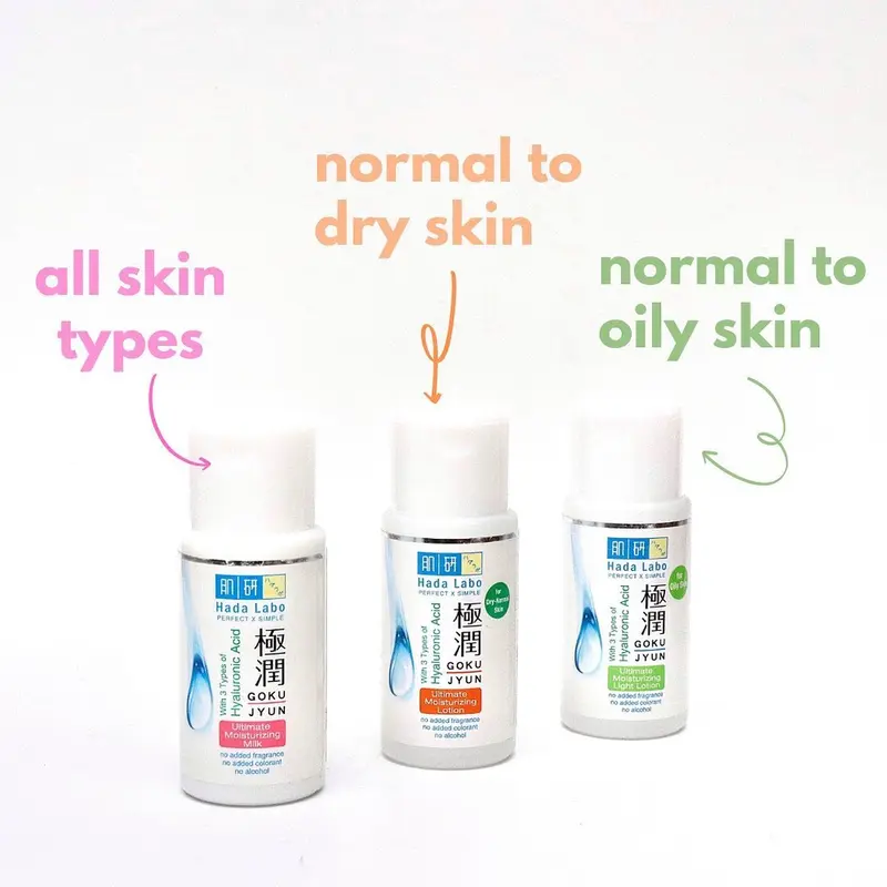 HADA LABO Face Wash Gokujyun Shirojyun Moisturizer Hadalabo Hada Labo Moisturizing Milk Facial Wash Hadalabo 2