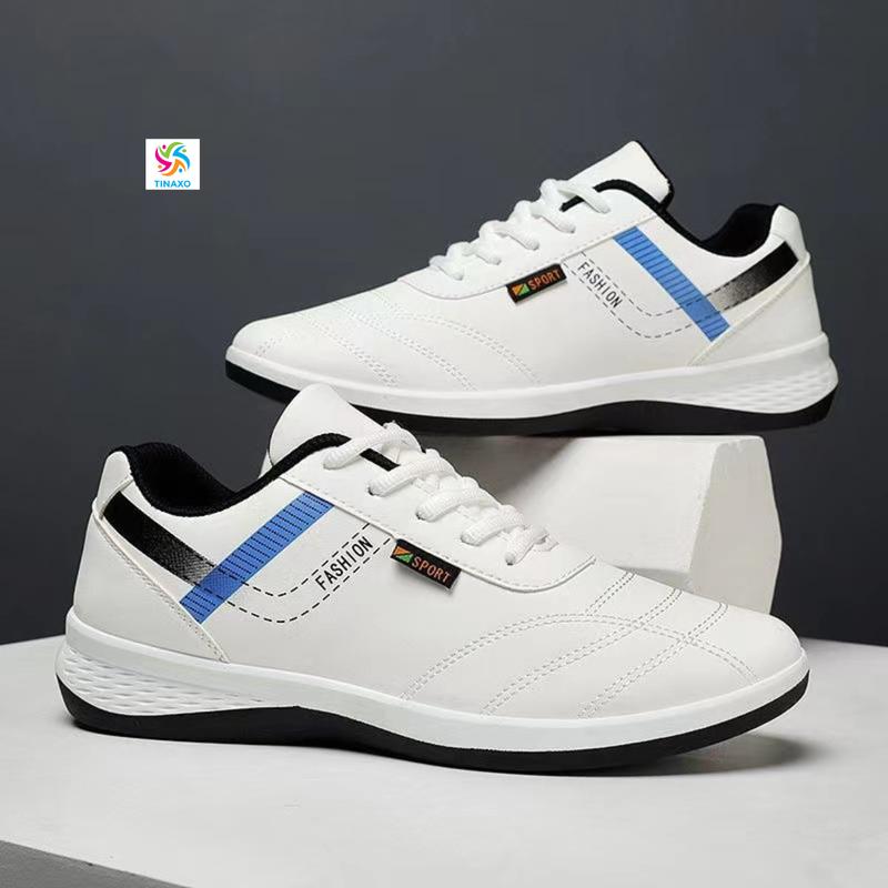  Giày thể thao nam giày da nam cao cấp giày thượng đình GL34 Sneaker Hoa Shoes 