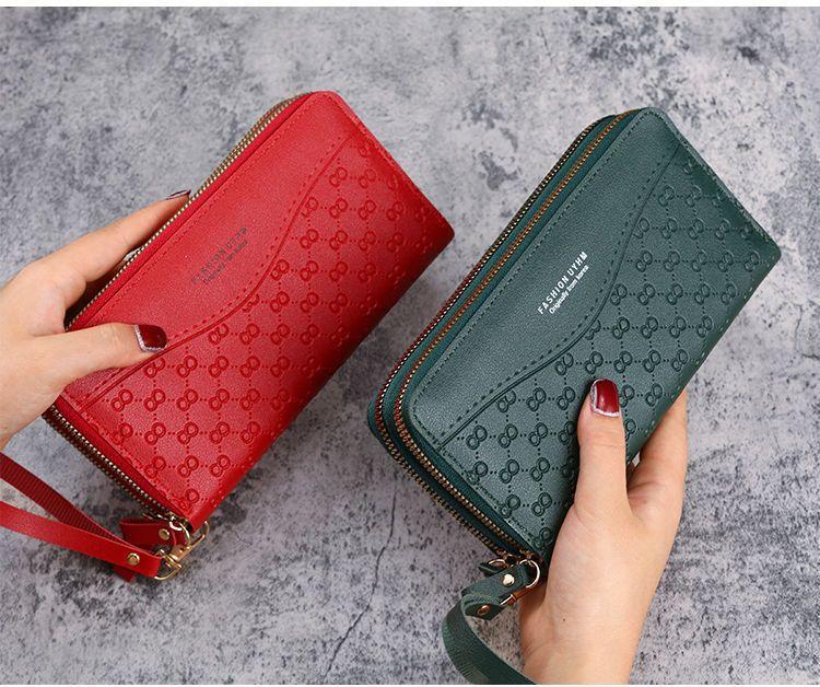 Product Introduction of Dompet Panjang Wanita, 2023 Ketibaan Baru, dengan Zip, Dompet Syiling, Pelbagai Fungsi, Kapasiti Besar, Reka Bentuk Mudah, Slot Kad Berbilang, Pemegang Kad 10