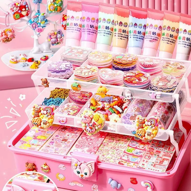 Duffy Toys DIY Gantungan Kunci Set Kuka Set Stiker Luca Kotak DIY Keychain Deco Cream Gum Mainan Anak Perempuan Hadiah Ulang Tahun Duffy Toys DIY Gantungan Kunci Set Kuka Set Stiker Luca Kotak DIY Keychain Deco Cream Gum Mainan Anak Perempuan Hadiah Ulang Tahun