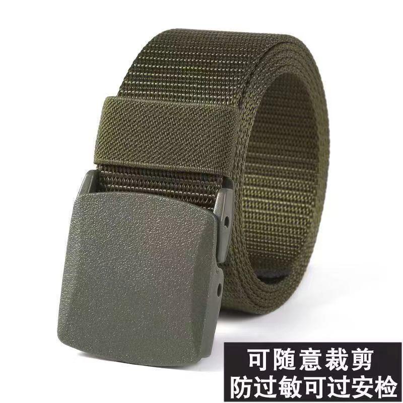 Thắt Lưng Chiến Thuật Nylon, Dành Cho Nam Giới, Chịu Lực, Thắt Lưng Vải Bố Gia Cố, Thích Hợp Cho Các Hoạt Động Ngoài Trời Và Huấn Luyện Quân Sự, Thắt Lưng Kiểm Tra An Ninh Tự Động, Không Gây Dị Ứng, Dây Thắt Lưng Bền, Thích Hợp Để Mặc Thường Ngày 7