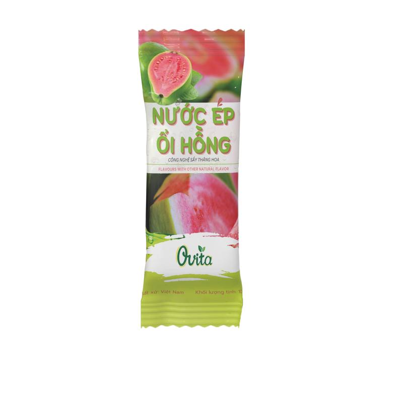 COMBO 10 Viên Lẻ Nước Ép Trái Cây Sấy Thăng Hoa Ovita -  Giữ Vẹn Hương Vị Tươi - Mix Vị chuẩn vị trái cây tươi 3