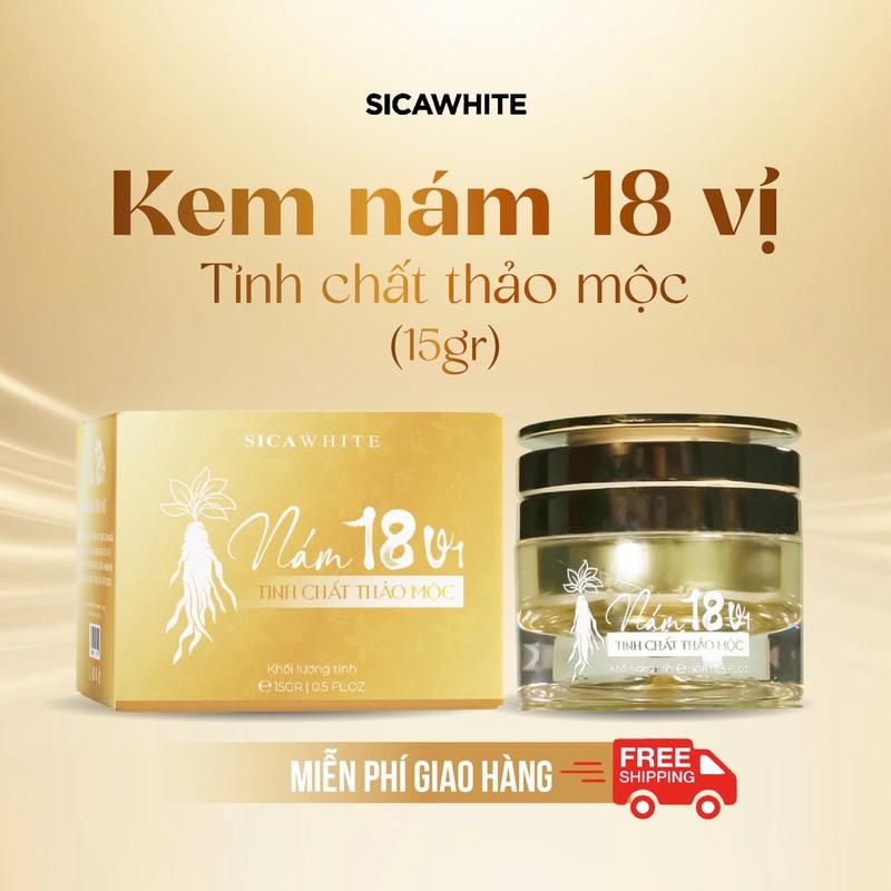 [H46] - Kem Nám 18 Vị - Tinh Chất Thảo Mộc (Kem Nám Mạnh, Chất Kem Mềm) - Dung tích 15gr