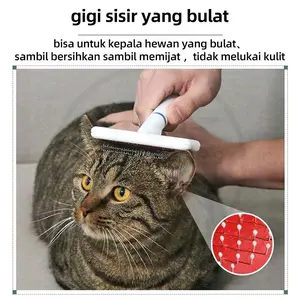 Sisir bulu kucing desain egronomis