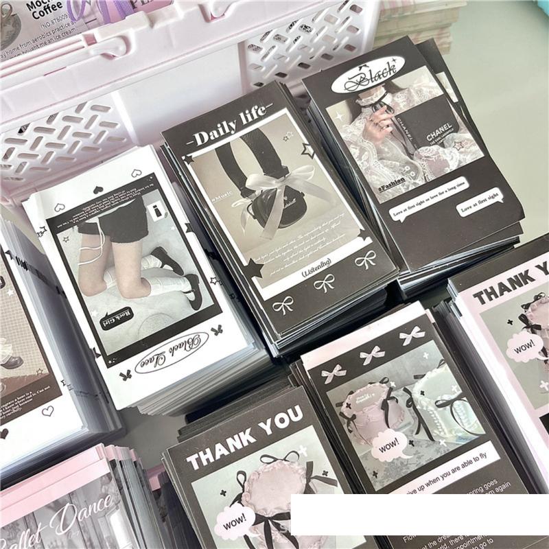 Set 50 Sticker Nhãn Dán Niêm Phong Coquette Bow, Đồ Gói Kpop Hàn 5