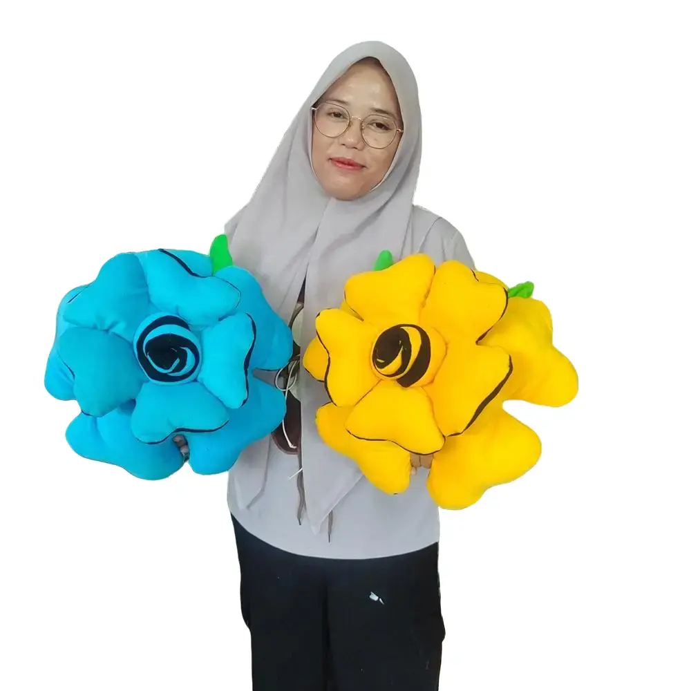 BANTAL SOFA MAWAR | BANTAL ROS | BANTAL SOFA BUNGA MAWAR UKURAN 40cm Lembut