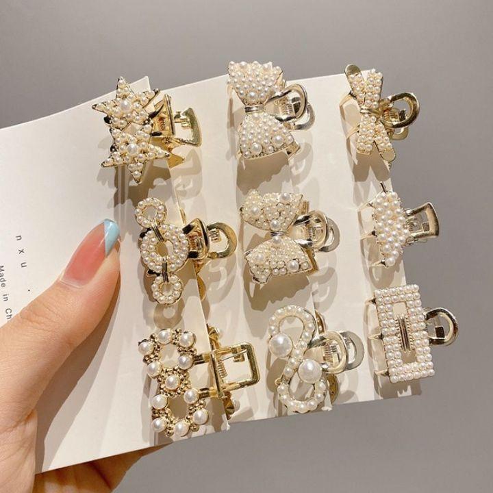 Jepit Rambut Metal Mini Motif Mutiara Gaya Fashion Korea Import Jepitan ...