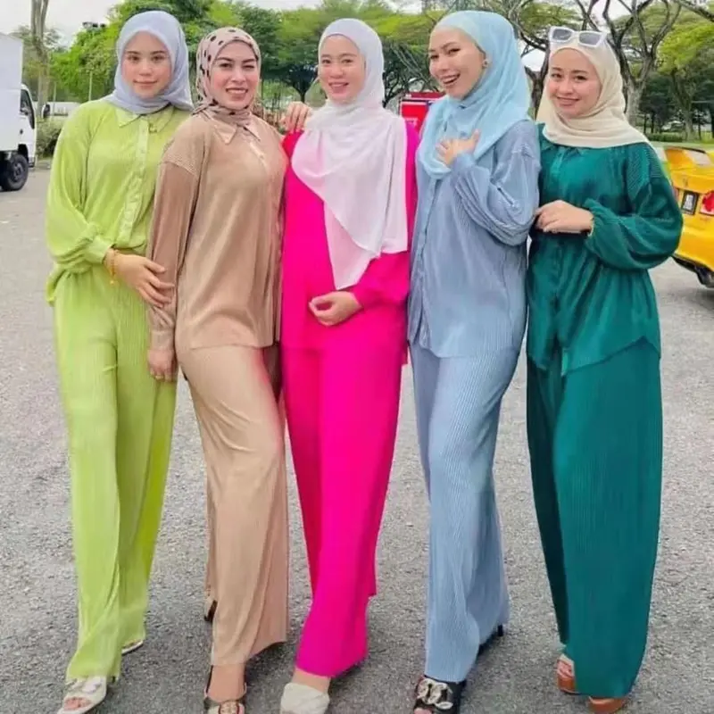 One Set Priscet Premium Muslim Panjang Celana Cutbray 7