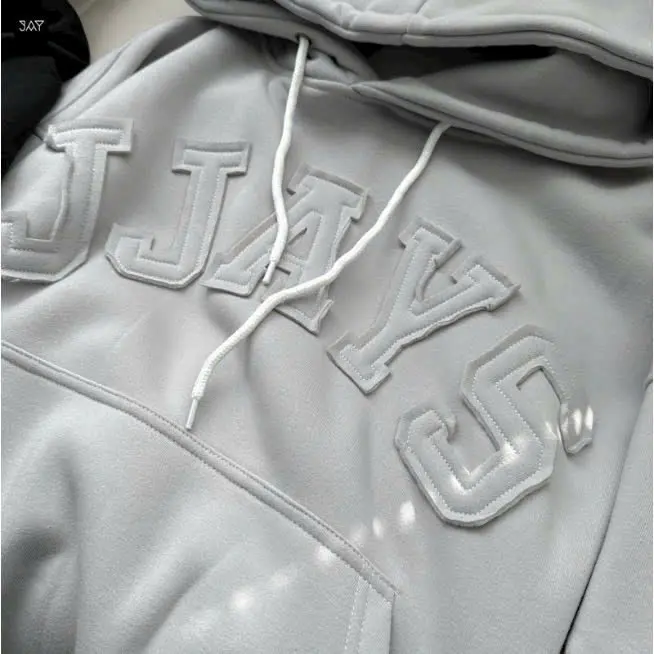 ÁO KHOÁC NỈ NGOẠI HOODIES FORM RỘNG TAY PHỒNG LOGO THÊU MẪU MỚI 4