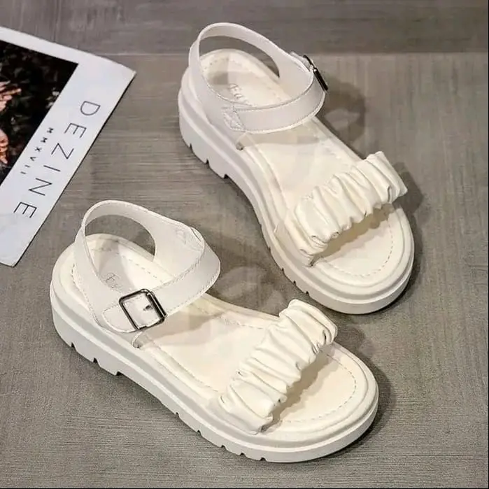 SENDAL WANITA KEKINIAN KOREA VIRAL 2024 IMPORT PREMIUM MURAH Sandal 3