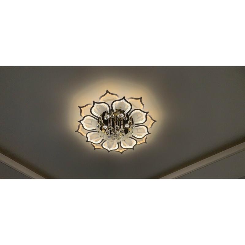 [GIÁ SỐC HÔM NAY] Đèn Ốp Trần 16 cánh sen pha Lê có bảo hành 3