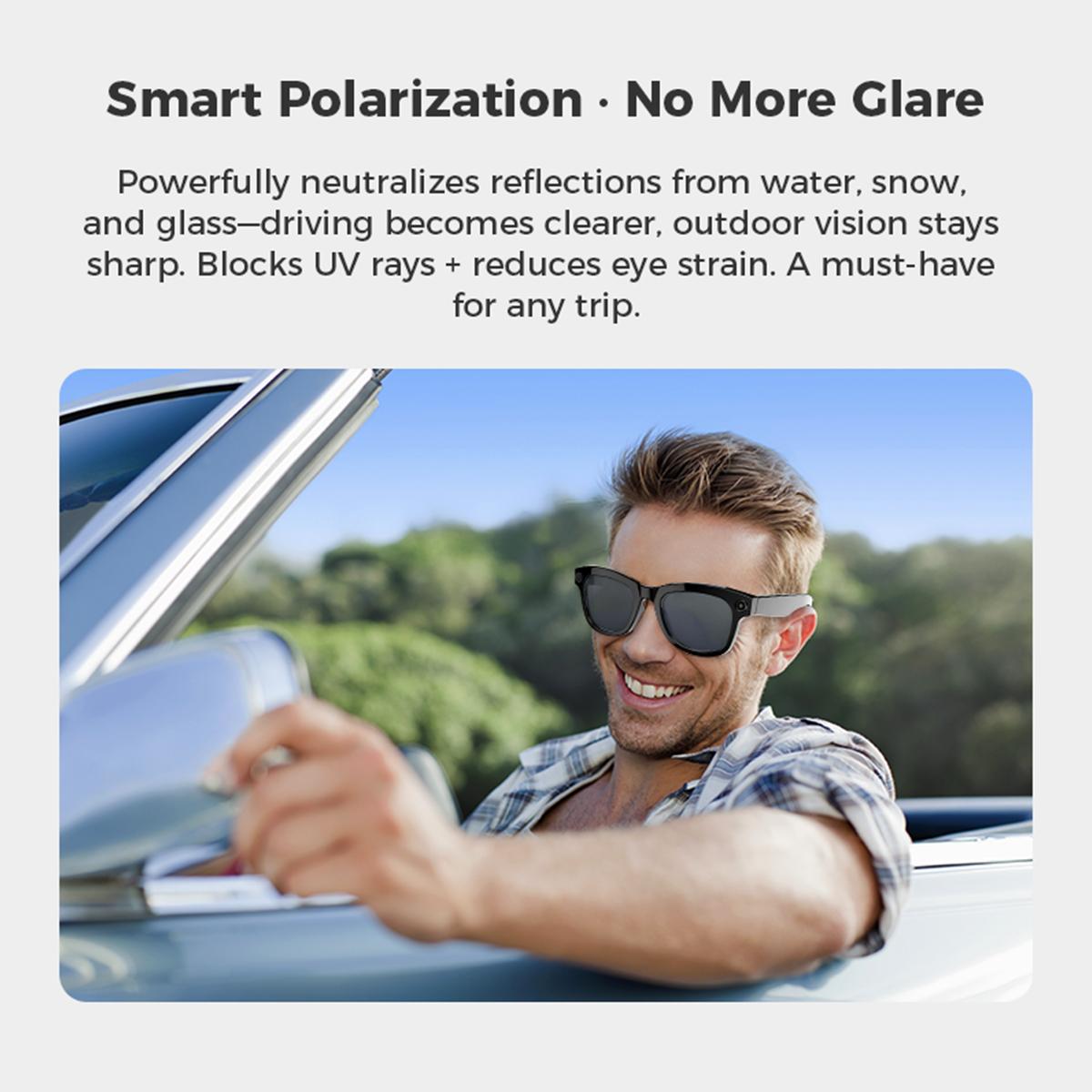 New Smart Glasses AI Translation Bluetooth Call 1080P HD Camera Music Headphones Outdoor Sports Fashion Sunglasses For Men Women - Image 4