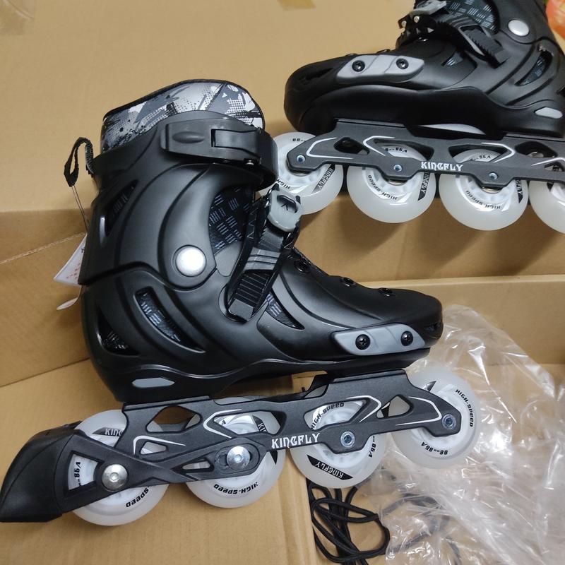 TẶNG BẢO VỆ TAY CHÂN Giày patin trẻ em bánh cao su patin có bánh phát sáng Patin Kingfly trẻ em. Giày trượt patin chính hãng Kingfly.