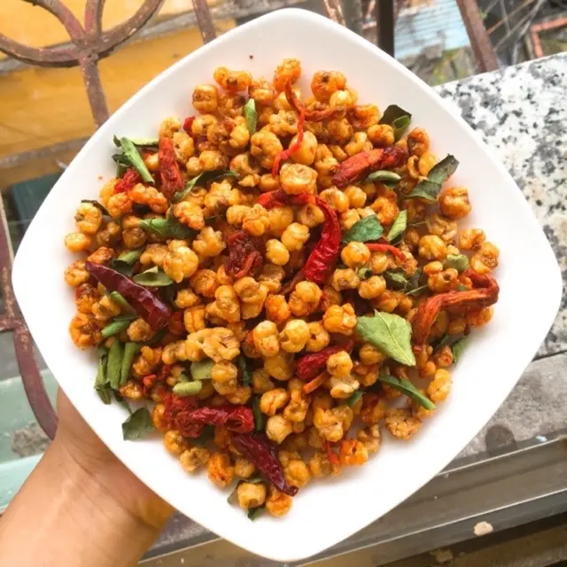 500G NGÔ NẾP SẤY BÒ LÁ CHANH SIÊU NGON 1
