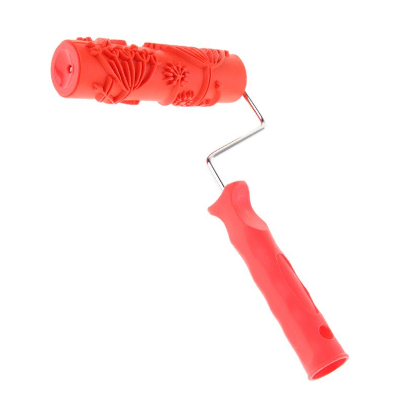 Product Introduction of 7 inch Wall Painting Paint Roller Brush Embossing Floral 0