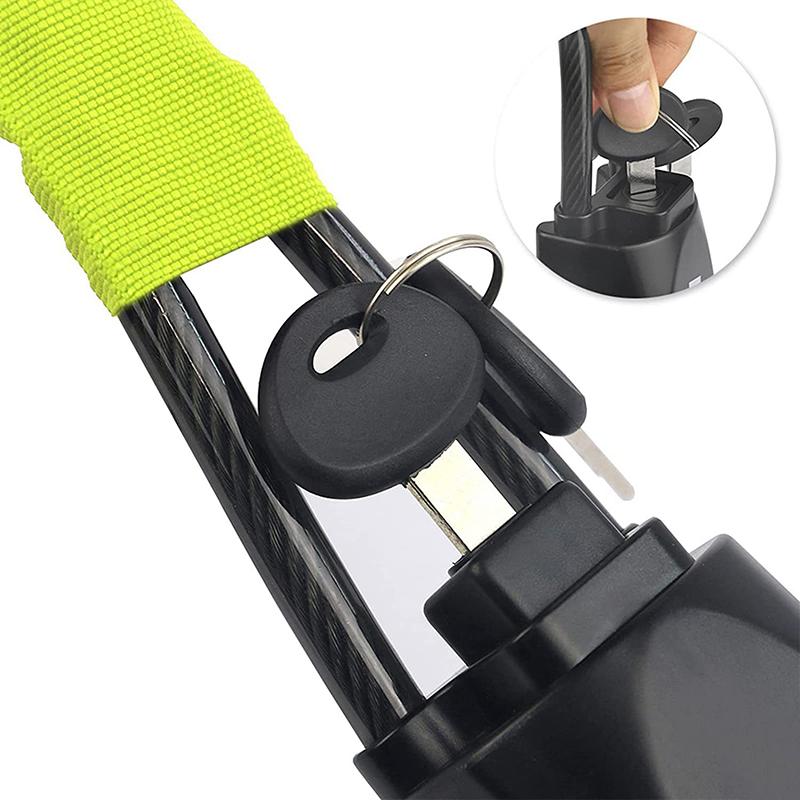 Khóa thiết bị chống trộm, 1 bộ, cho xe tải, SUV, Van, RV, Khóa vô lăng ô tô Thông Dụng với khóa dây an toàn, Khóa chắc chắn 8