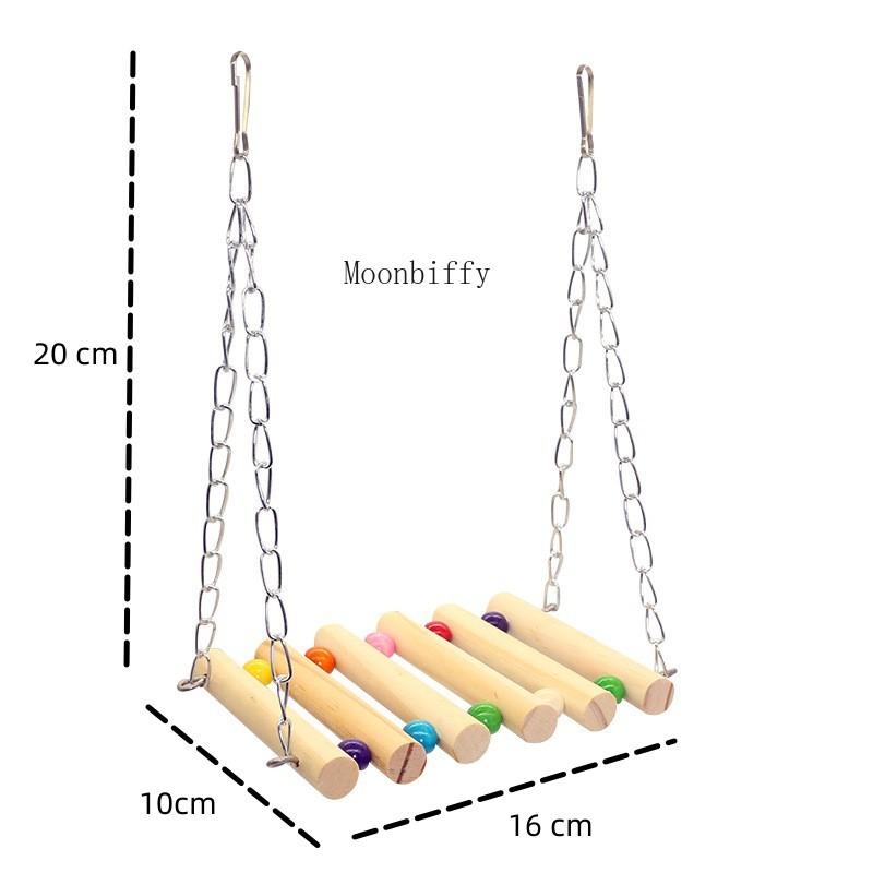 Birds Toy Pet Bird Parrot Parakeet Budgie Cockatiel Cage Hut Nest Papegaaien Speelgoed Hammock Swing Hanging Toy Pet Supplies 3