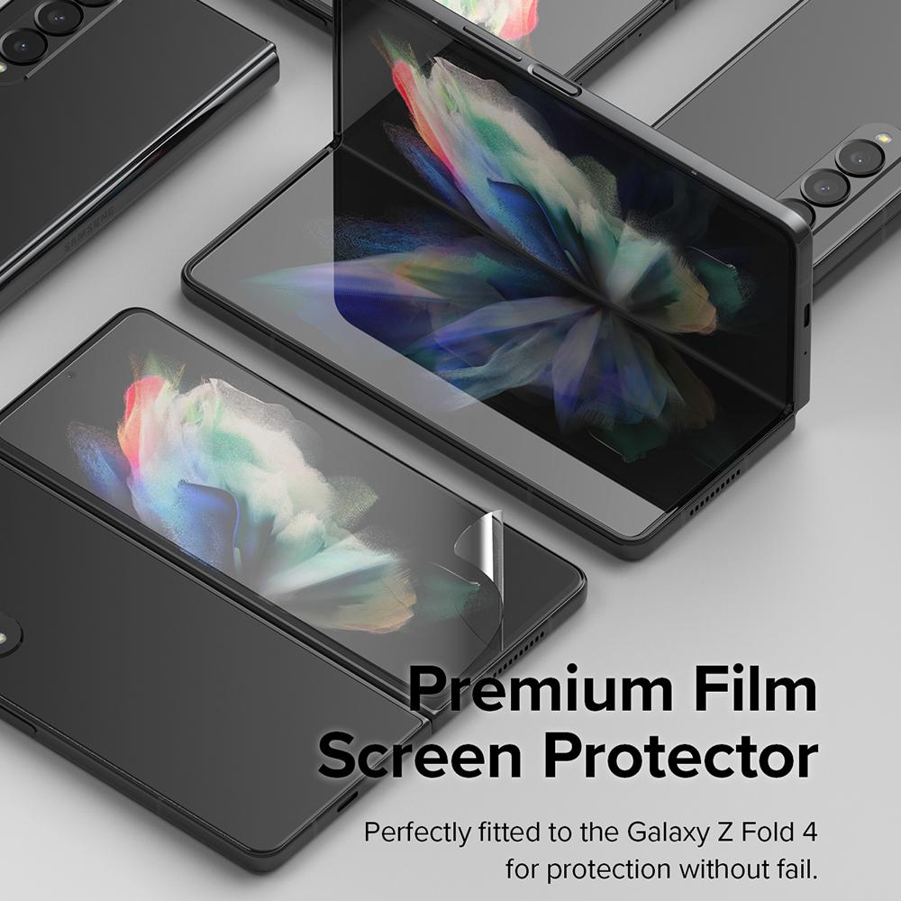 Ringke Galaxy Z Fold 4 Screen Protector Dual Easy Film - (2Pack) D2E047