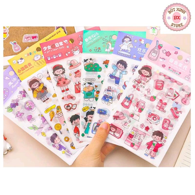 Sticker 4 Tấm Em Bé Nhiều Màu - TikTok Shop Vietnam