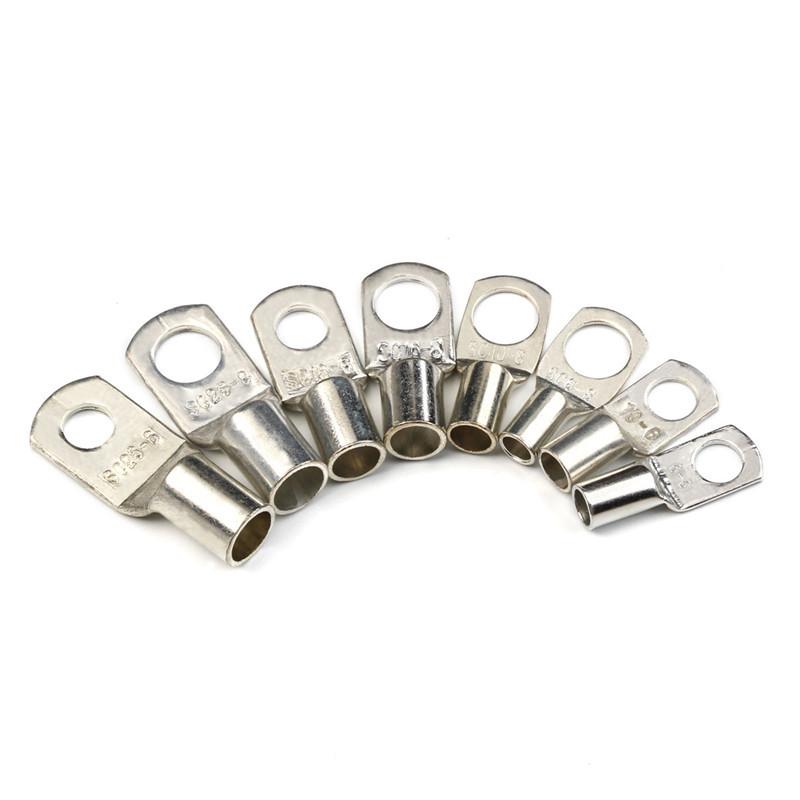 Product Introduction of 220Pcs SC Bare Ring Terminals Lug Ring Tinned Copper Tube Lug Seal Battery Wire Connectors Bare Cable Crimp Soldered 43
