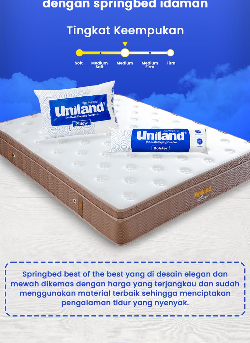 Product Introduction of Uniland Springbed Rivera Plushtop Paris - Hanya Kasur Spring Bed Matras 3