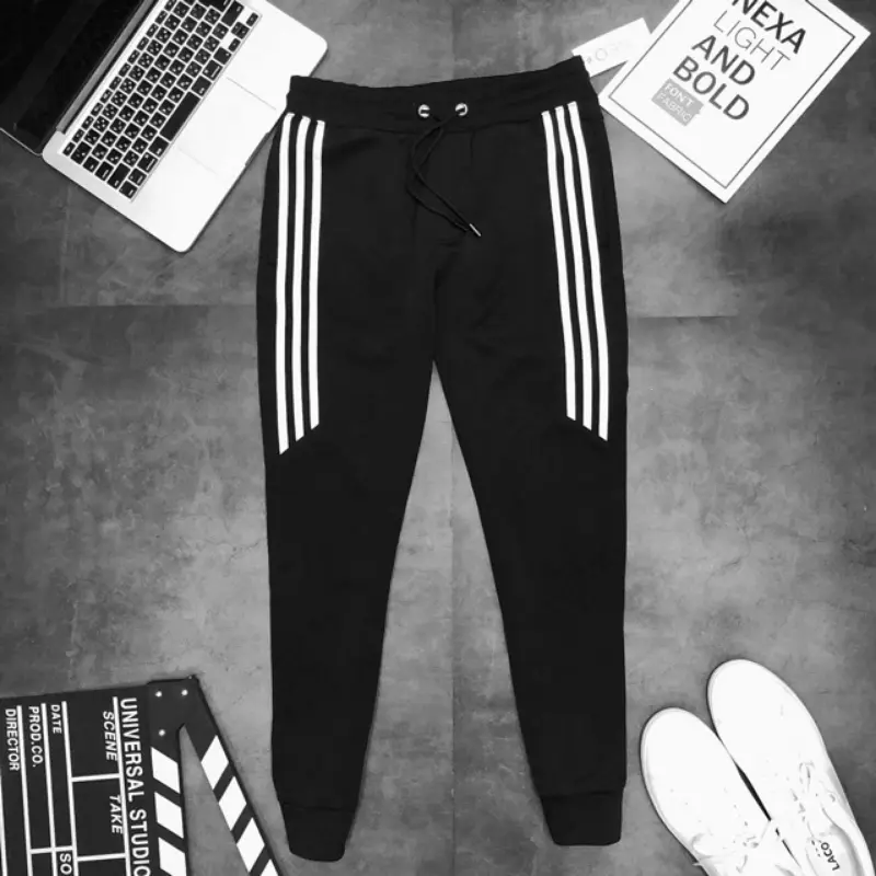 Quần jogger thể thao nỉ nam nữ,Quần thun dài nam 3 sọc thu đông Trang Phục Sport Tập Gym Gym 4