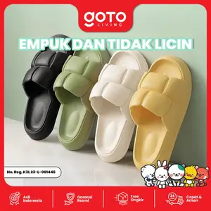 Goto [COD] Hanako Sandal Rumah Jelly Wanita Sendal Karet Empuk Anti Slip