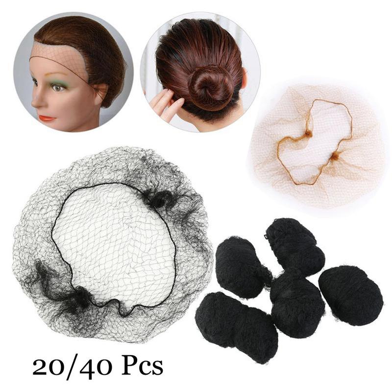 20/40 chiếc Hàng Hot Cạnh đàn hồi Công cụ tạo kiểu Lưới tóc giả lưới mịn Nets…