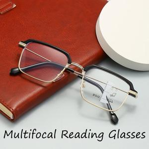 แว่นตาเพรสไบต์ที่มีความคมชัดสูง ทันสมัย และป้องกันแสงสีฟ้า เหมาะสำหรับทั้งชายและหญิง เลนส์มัลติโฟกัสแบบก้าวหน้า เทรนด์ใหม่ของแว่นตา โซลูชันการมองเห็นแบบยาวนาน