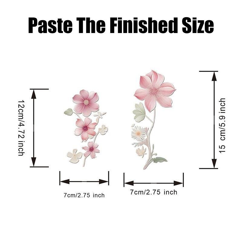 Product Introduction of Flowers Switch Stickers PVC Self-adhesive Removable Waterproof Sticker for Bedroom Bathroom Living Room Home Decoration Decals 20