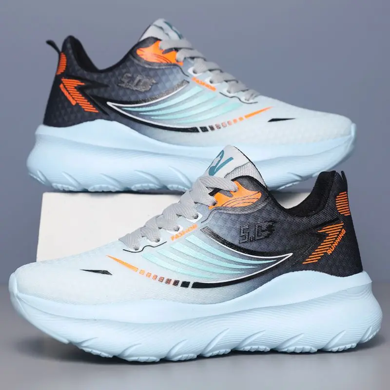 Giày Thể Thao Lưới Thoáng Khí, Bộ Sưu Tập Mùa Thu, Unisex, Giày Chạy Bộ, Hấp Thụ Sốc, Giày Thường Ngày Mềm Mại Và Thoải Mái, Chống Mùi, Bán Chạy